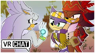 Silver Meets Captain Shadow & Pirate Sonic?! (VR Chat)