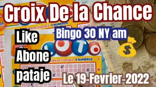 💰 Croix de la chance 19 février 2022 💥 bingo 30 NY ⛹️ Peter Vicker Croix du jour 💰 Boul rale boul