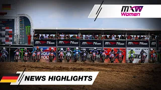 News Highlights | WMX Race 1 | Liqui Moly MXGP of Germany 2024 #MXGp #Motocross
