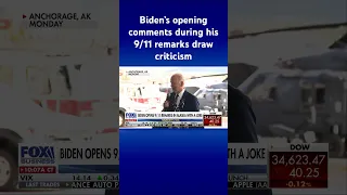 Biden cracks joke during his 9/11 remarks in Alaska #shorts