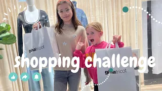 SHOPPING CHALLENGE Hailey & Chloe buy outfits for each other xD