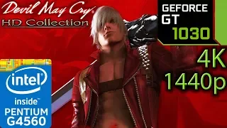 Devil May Cry HD Collection - GT 1030 - 4K - 1440p - G4560 - Benchmark