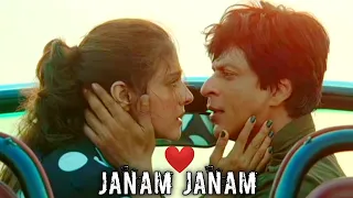 Janam Janam Whatsapp Status || Shahrukh Khan || Kajol || Arijit Singh || Aesthetic Status || Dilwale
