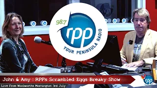 RPP's Scrambled Eggs Live In Mornington 3/7/2022