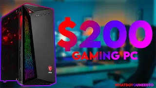 $200 Gaming Budget PC Build 2021! - Console Killer (w/ Benchmarks)