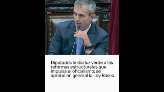 Diputados le dio luz verde a las reformas estructurales que impulsa el oficialismo