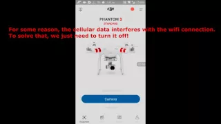 How to fix Phantom 3 standard (cannot connect to camera) 2016