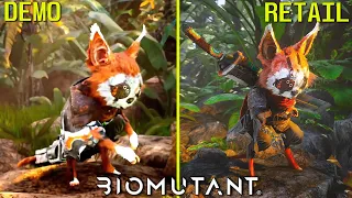 Biomutant 2017 Demo vs Retail 2021 PC Graphics Comparison