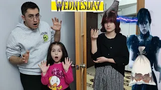 EYVAH ZEYNEP HİRANUR ENES WEDNESDAY/CADI TEYZE/بابا جاب لي بالون - جنى مقداد | طيور بيبي