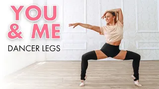 5 Min Toned Dancer Legs Barre Workout To Music (No Equipment)