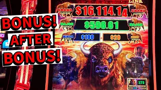 YES! OUR PATIENCE PAYS OFF WITH BIG WINS! On Buffalo Link Slot Wins#slots #games #casino #gaming