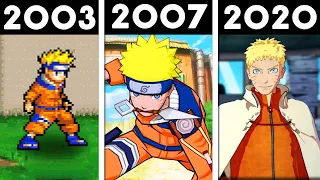 EVOLUÇÃO DO NARUTO NOS GAMES