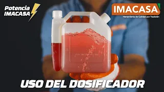 Uso del Dosificador para preparación de mezcla de la Motosierra IMACASA