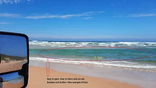 Reading the Beach Structure, How to Identify Gutters/Troughs, Entry/Exits & Holes for Beach Fishing