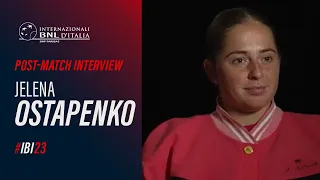 Jelena Ostapenko Post Match Interview (vs Badosa)