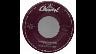 Paul McCartney - Down To The River (US Jukebox Single) - Vinyl recording HD