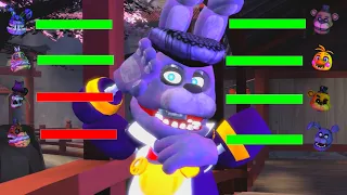 [SFM FNaF] Top 5 Anime Animatronics vs Fights WITH Healthbars