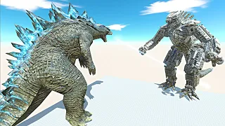 Godzilla 2014 vs Mechagodzilla - Animal Revolt Battle Simulator