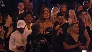 Watch JOHN LEGEND, CHRISSY TEIGEN, JON BATISTE, & Audience Reactions At The 2024 GRAMMYs