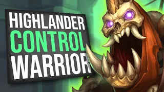 Highlander Control Warrior Defeats EVERY Deck! | Scholomance Academy | Hearthstone