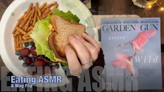 Eating ASMR Magazine Flip (No Talking)