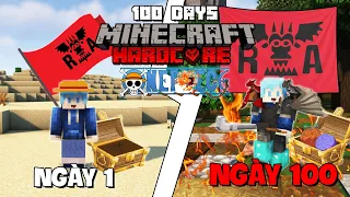 MÌNH SINH TỒN 100 NGÀY LÀM QUÂN CÁCH MẠNG TRONG MINECRAFT ONE PIECE SIÊU KHÓ VÀ MẠNH QUÁ TRỜI !!