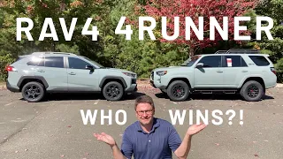 Lunar Rock Battle: 2021 4Runner vs RAV4 -- 2021 4Runner TRD Pro vs 2021 RAV4 TRD Off-Road