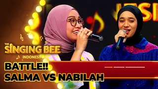 SING WITH ENEMY!! Keseruan Battle Salma Idol vs Nabilah Idol | THE SINGING BEE INDONESIA