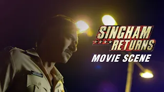 Discipline Prevails: Ajay Devgn Teaches Rowdy Students in Singham Returns | Movie Scene