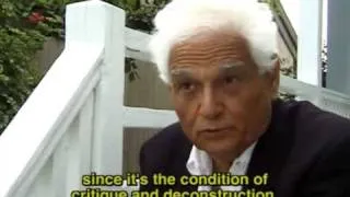 Jacques Derrida - On being