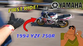 1994 YAMAHA YZF 750 R TEST RIDE | MOTORCYCLE RALLY ON BAGNELL DAM | BONUS EPISODE