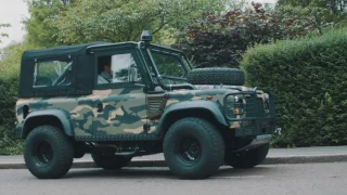 Land Rover Defender 90 MILITARY EDITION in action by Tweaked Automotive