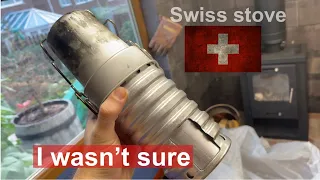 Swiss army volcano stove