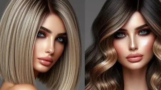 Most beautiful hair Transformation ! hotest haircuts and hair color trends 2024 for short hair