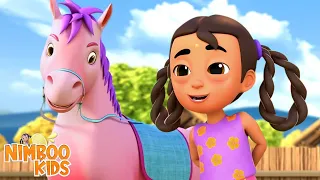 Chal Mere Ghode Chal Chal, चल मेरे घोड़े, Titli Udi + Many More Kids Rhymes by Nimboo Kids