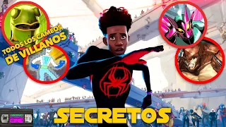 Spiderman Across the Spiderverse -Secretos! Cameos de villanos! Easter eggs de Marvel!