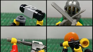 Lego first person stop motion weapons tests - Part 2