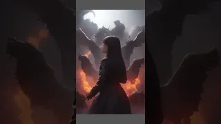 Animated Mind Bending Transformation from Demon to Angel by AI