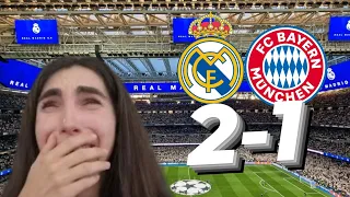 ESTAMOS en la FINAL Real Madrid 2-1 Bayern Múnich en el Santiago Bernabeu 💜 REACCIÓN MADRIDISTA