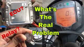 KTM high coolant temperature problem | ktm ECU khrab |