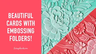 Use Embossing Folders to Quickly Create Beautiful Cards! | Scrapbook.com