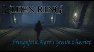 How to get past the Chariot in Fringefolk Hero's Grave with a Stonesword Key Elden Ring