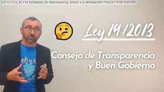 Ley 19/2013 - CONSEJO DE TRANSPARENCIA Y BUEN GOBIERNO