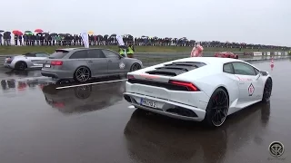 DRAG RACE: Audi RS6 VS Lamborghini Huracan!