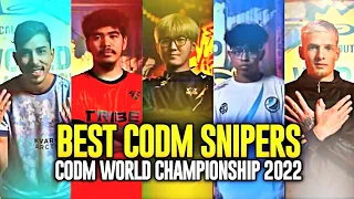 TOP 20 Sniper Mains | CODM WORLD CHAMPIONSHIP 2022