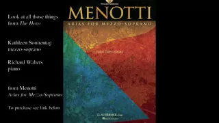 Menotti "Look at all those things" (THE HERO)