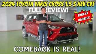 2024 TOYOTA YARIS CROSS 1.5 S HEV CVT | FULL REVIEW | FULL PACKAGE CROSSOVER! | Louie Castro TV