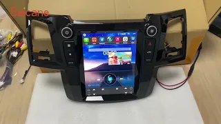 Android Carplay Tesla Screen for 2004-2015 Toyota Fortuner | Unboxing, Functions