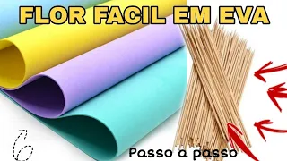 2 IDEIAS USANDO EVA/FLOR EM EVA/Vasinho de Flor para lembrancinha/Tulipa🌷#façavocêmesmo