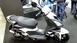 2014 Peugeot Speedfight 3 50 2T Scooter Walkaround - 2013 EICMA Milano Motorcycle Exhibition